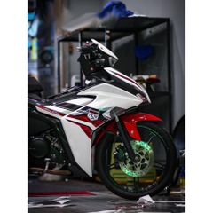 Tem rời Exciter 155 mẫu Y16ZR trắng đỏ, in sắc nét, 3 lớp không phai màu CM00141 1 2