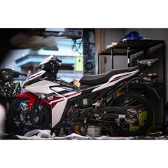 Tem rời Exciter 155 mẫu Y16ZR trắng đỏ, in sắc nét, 3 lớp không phai màu CM00141 1 2