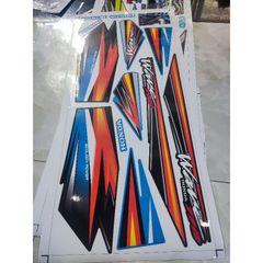 [FreeShip] [Ảnh thật] Tem rời Wave 110 - Mẫu tem xanh đen nổi bật - Chuẩn From cực đẹp Quyen Decal