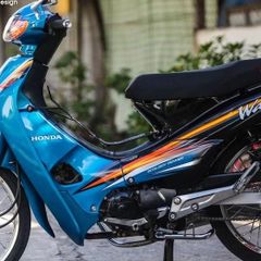 [FreeShip] [Ảnh thật] Tem rời Wave 110 - Mẫu tem xanh đen nổi bật - Chuẩn From cực đẹp Quyen Decal