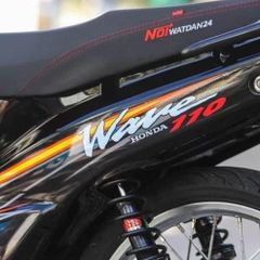 [FreeShip] [Ảnh thật] Tem rời Wave 110 - Mẫu tem xanh đen nổi bật - Chuẩn From cực đẹp Quyen Decal