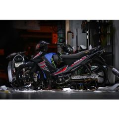 tem rời sirius rc đen đỏ mẫu ( Mới ) 2024 đẹp , tem 3 lớp bền màu - Decal Cao Cấp Nhất
