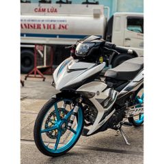 [FreeShip] [Ảnh thật] Tem rời Exciter 150 đen trắng xanh - Mẫu Y15ZR Chuẩn From Quyen Decal