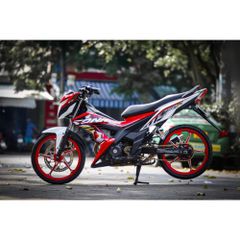 Tem Rời Dán Xe Sonic Mẫu Đỏ Trắng Đen Chữ Sonic 150R Cực Đẹp, Hàng 3 Lớp Chất Lượng Cao Quyen Decal