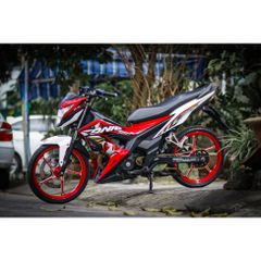 Tem Rời Dán Xe Sonic Mẫu Đỏ Trắng Đen Chữ Sonic 150R Cực Đẹp, Hàng 3 Lớp Chất Lượng Cao Quyen Decal