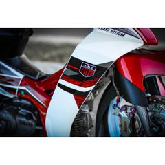 [Siêu Sale] [Giá hủy diệt] TEM RỜI mẫu Y11ZR 2022 cho Sirius xăng cơ đỏ trắng - không bay màu - dán chuẩn Quyen Decal