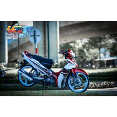 [Siêu Sale] [Giá hủy diệt] TEM RỜI mẫu Y11ZR 2022 cho Sirius xăng cơ đỏ trắng - không bay màu - dán chuẩn Quyen Decal