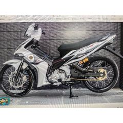 Tem Rời Ex Nhỏ Crypton X Dán Xe Trắng Xám Bạc  - Decal In Chất Lượng