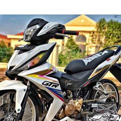 Tem Rời Honda Winner 150 GTR Trắng (Chất Liệu Crom)