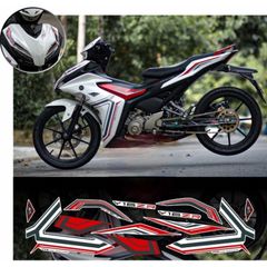 Tem rời Exciter 155 full trắng đỏ