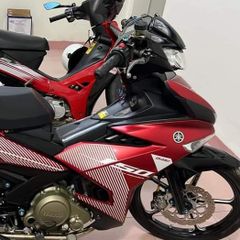 Tem Exciter 150 Sniper Dán Xe Đỏ Nhám