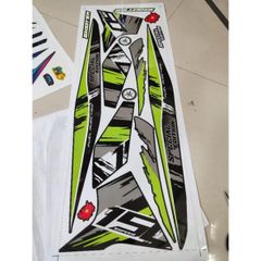 Tem Rời Ex 150 Đen Xanh Non Special Edition 2022  - Decal In Chất Lượng