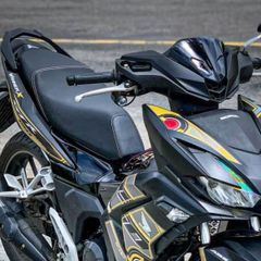 TEM DÁN GTR XE WINNER X V3 MÀU ĐEN VÀNG ĐỒNG - Decal Cao Cấp Nhất