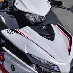 TEM RỜI Y16ZR ĐEN HỒNG DÁN XE EX155 VVA TRẮNG QDC