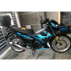 Tem Suzuki Raider R150 Xanh Đen 2018  - Decal In Chất Lượng