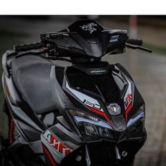[FreeShip] TEM RỜI mẫu ADN đỏ trắng xám cho AirBlade đen - tem in cao cấp không bay màu Quyen Decal
