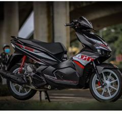 [FreeShip] TEM RỜI mẫu ADN đỏ trắng xám cho AirBlade đen - tem in cao cấp không bay màu Quyen Decal