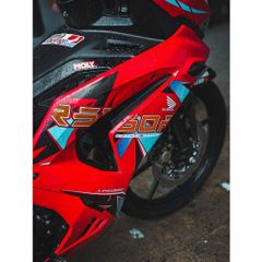 TEM DÁN RS150R XE WINNER X V3 MÀU ĐỎ - Decal Cao Cấp Nhất