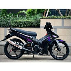 Tem Rời Dán Xe Exciter 135 Mẫu Lửa Zin 2008 Tím Đen Cực Đẹp, Hàng 3 Lớp Chất Lượng Cao Cao Cấp