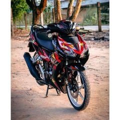 TEM DÁN CỜ VIỆT NAM XE WINNER X MÀU ĐEN - Decal Cao Cấp Nhất