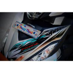 Tem Rời Dán Xe Winner V1 Mẫu GTR Xanh Bạc Cực Chất, Hàng 3 Lớp Chất Lượng Cao Quyen Decal