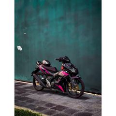 TEM DÁN RS150R WINNER X V2 MÀU ĐEN HỒNG - Decal Cao Cấp Nhất