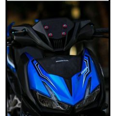 Tem Rời Winner X V2 Rs150 Xanh Đen Kiểu Khói  - Decal In Chất Lượng