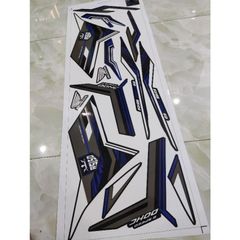 Tem Rời Winner X V2 Rs150 Xanh Đen Kiểu Khói  - Decal In Chất Lượng
