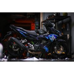 tem rời winner x đen xanh mẫu chữ tàu đẹp cover chuẩn 2024 , tem 3 lớp - Decal Cao Cấp Nhất
