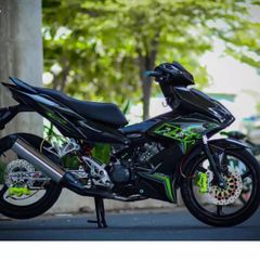 Tem Rời Honda Winner X V2 RSX Đen Xanh  - Decal In Chất Lượng