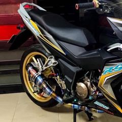 Tem Rời Honda Winner Rs V1 Dán Xe Xám Xi Măng  - Decal In Chất Lượng