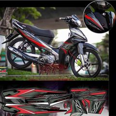 Tem rời Sirius Fi mẫu Zr xe đen
