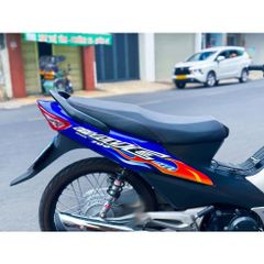 Tem rời Wave 100 2012 mẫu lửa xanh đỏ cam, in sắc nét , 3 lớp không phai màu CM00154 1 2