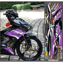 TEM MÀU TÍM DÁN XE WINNER X MÀU ĐEN TÍM - Decal Cao Cấp Nhất