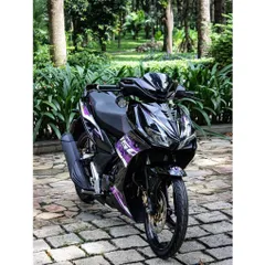TEM MÀU TÍM DÁN XE WINNER X MÀU ĐEN TÍM - Decal Cao Cấp Nhất