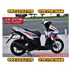 Tem Rời Vario 150 2017 HRC Dán Xe Trắng  - Decal In Chất Lượng