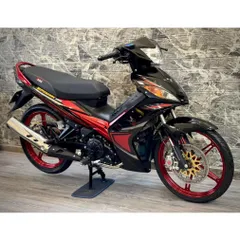 Tem Rời Dán Xe Exciter 2009 Mẫu Đen Đỏ Trắng Chữ Spark 135 Cực Đẹp, Tem Candy Camay Cao Cấp Quyen Decal