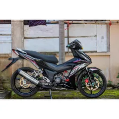 Tem Rời Dán Xe Winner V1 Mẫu GTR Trắng Đỏ Đen Cực Đẹp, Hàng 3 Lớp Chất Lượng Cao Quyen Decal