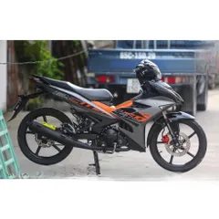 Tem exciter 150 zin bạc cam, màu chuẩn
