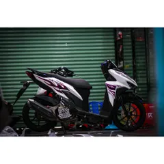 tem rời vario trắng lửa tím phối đẹp , tem 3 lớp bền màu - Decal Cao Cấp Nhất