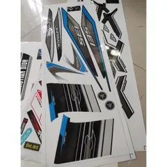 Tem Rời Exciter Spark 135i Trắng Đen  - Decal In Chất Lượng