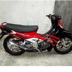 Tem Rời Suzuki Xipo Satria 2000 Dán Xe Đỏ Đen  - Decal In Chất Lượng