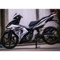 Tem Rời Honda Winner X V3 Hoa Văn Đen - Decal Trong Dán Được Nhiều Màu Xe  - Decal In Chất Lượng