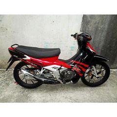 Tem Rời Suzuki Xipo Satria 2000 Dán Xe Đỏ Đen  - Decal In Chất Lượng