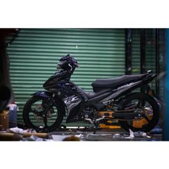 tem rời exciter 135 lc trắng đen kiểng đẹp  2023 , tem 3 lớp bền màu - Decal Cao Cấp Nhất