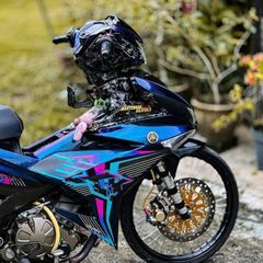 TEM 7 MÀU EXCITER 150, EX150 MÀU ĐEN - Decal Cao Cấp Nhất