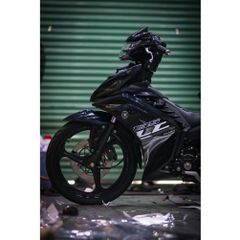 tem rời exciter 135 lc trắng đen kiểng đẹp  2023 , tem 3 lớp bền màu - Decal Cao Cấp Nhất