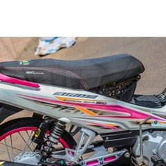 Tem Rời Dán Xe Sirius Mẫu Móc Nhọn Trắng Hồng Cực Đẹp, Hàng 3 Lớp Chất Lượng Cao Quyen Decal