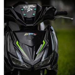 [Ảnh thật] TEM RỜI mẫu tổ ong chỉ xanh lá cho Winner X đen - tem chuẩn form - không bay màu Quyen Decal