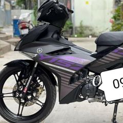 Tem Rời Yamaha Exciter 150 Y15ZR Đen Phối Tím  - Decal In Chất Lượng